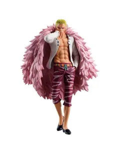 Figura ichibansho one piece masterlise don quixote donflamingo (the unbreakable law) 26cm