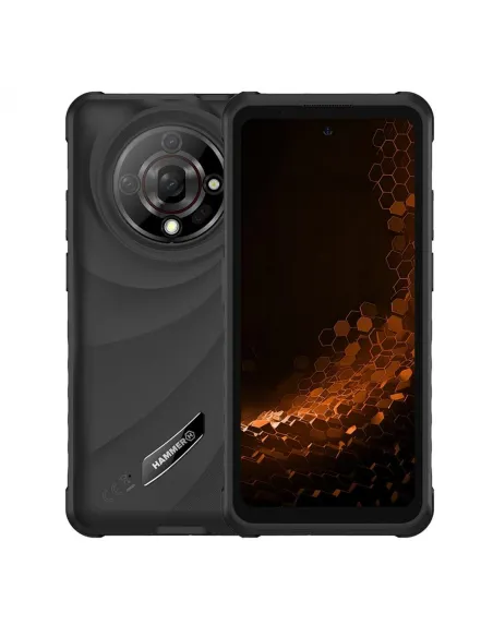 Telefono movil smartphone rugerizado hammer iron 6 - 6gb - 128gb - 6.56 pulgadas - negro