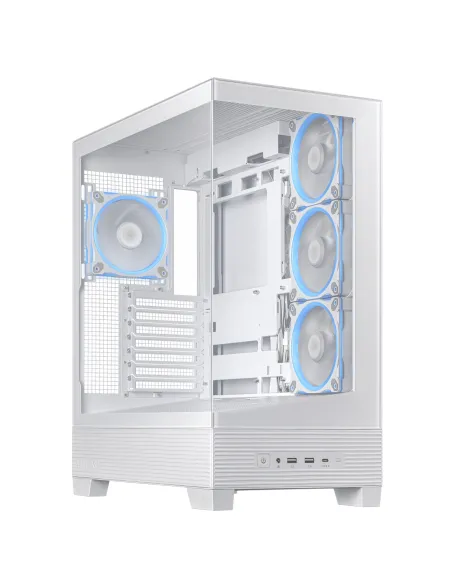 ASUS A31 Plus TG ARGB WHITE Midi Tower Blanco
