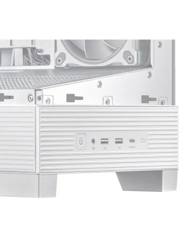 ASUS A31 Plus TG ARGB WHITE Midi Tower Blanco