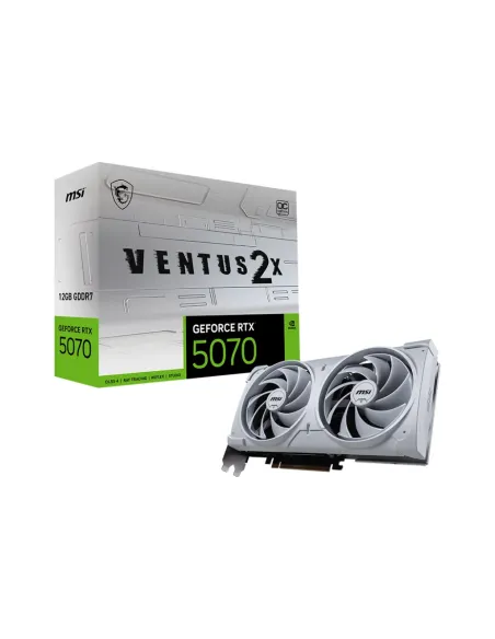 MSI GeForce RTX5070 VENTUS 2X OC White NVIDIA GeForce RTX 5070 12 GB GDDR7