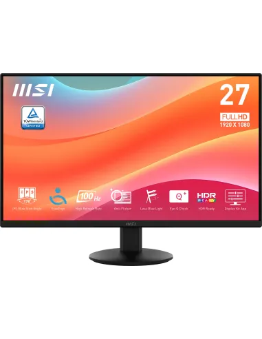 MSI Pro MP272L pantalla para PC 68,6 cm (27") 1920 x 1080 Pixeles Full HD LED Negro