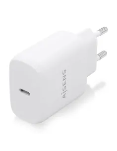 AISENS Cargador USB-C PD3.0 1 Puerto 1xUSB-C 25W, Blanco