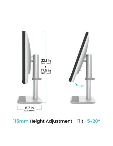 BenQ MA270U pantalla para PC 68,6 cm (27") 3840 x 2160 Pixeles 4K Ultra HD Blanco