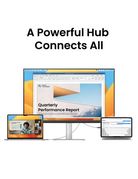 BenQ MA270U pantalla para PC 68,6 cm (27") 3840 x 2160 Pixeles 4K Ultra HD Blanco