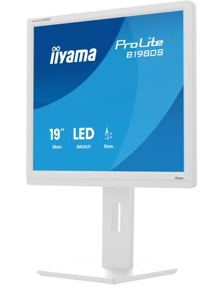iiyama ProLite B1980S-W1 pantalla para PC 48,3 cm (19") 1280 x 1024 Pixeles SVGA LED Blanco