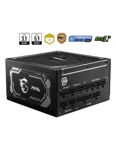MSI MAG A1250GL PCIE5 unidad de fuente de alimentación 1250 W 24-pin ATX ATX Negro