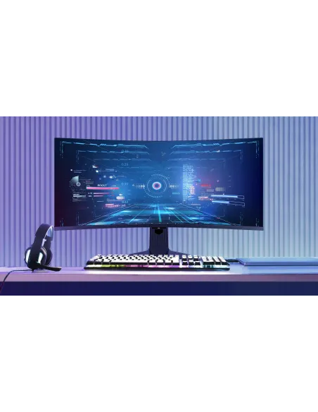 TCL R83 34R83Q pantalla para PC 94 cm (37") 3440 x 1440 Pixeles LED Negro, Blanco