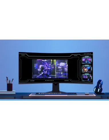 TCL R83 34R83Q pantalla para PC 94 cm (37") 3440 x 1440 Pixeles LED Negro, Blanco