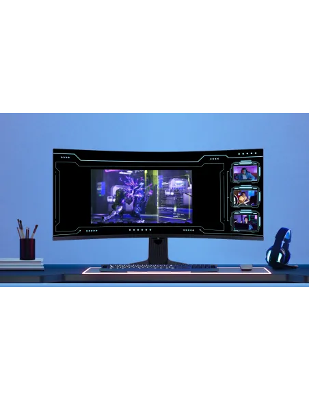 TCL R83 34R83Q pantalla para PC 94 cm (37") 3440 x 1440 Pixeles LED Negro, Blanco