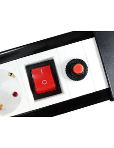 Equip 245553 base múltiple 1,5 m 4 salidas AC Interior Negro, Blanco