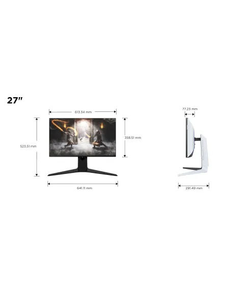 TCL R83 27R83U pantalla para PC 68,6 cm (27") 3840 x 2160 Pixeles 4K Ultra HD QLED Negro, Blanco TCL R83 27R83U pantalla para PC 68,6 cm (27") 3840 x 2160 Pixeles 4K Ultra HD QLED Negro, Blanco