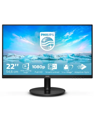 Philips V Line 221V8 00 pantalla para PC 54,6 cm (21.5") 1920 x 1080 Pixeles Full HD LED Negro
