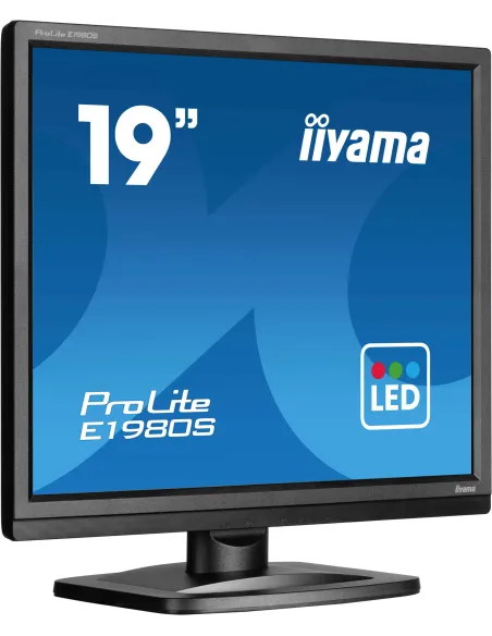 iiyama ProLite E1980S-B1 pantalla para PC 48,3 cm (19") 1280 x 1024 Pixeles VGA LED Negro