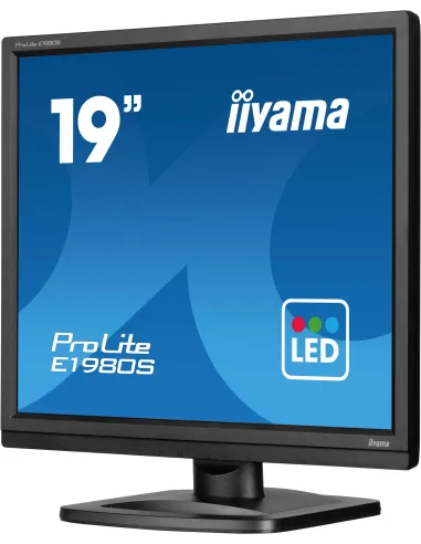 iiyama ProLite E1980S-B1 pantalla para PC 48,3 cm (19") 1280 x 1024 Pixeles VGA LED Negro