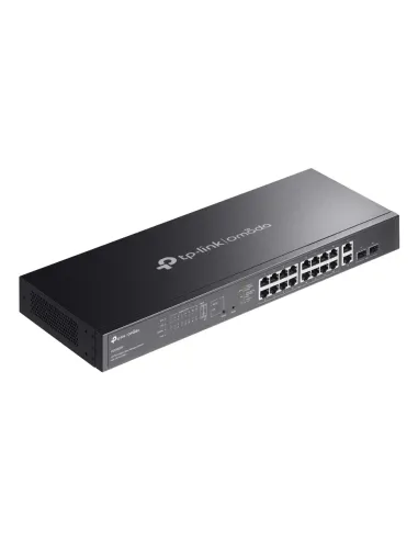 TP-Link Omada ES220GMP switch Gestionado L2 Gigabit Ethernet (10 100 1000) Energía sobre Ethernet (PoE) Negro