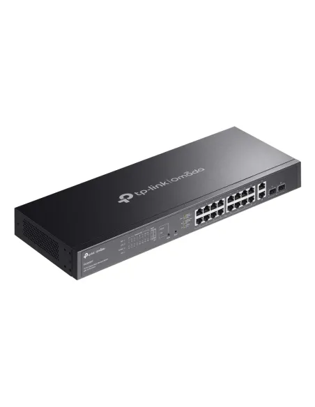 TP-Link Omada ES220GMP switch Gestionado L2 Gigabit Ethernet (10 100 1000) Energía sobre Ethernet (PoE) Negro