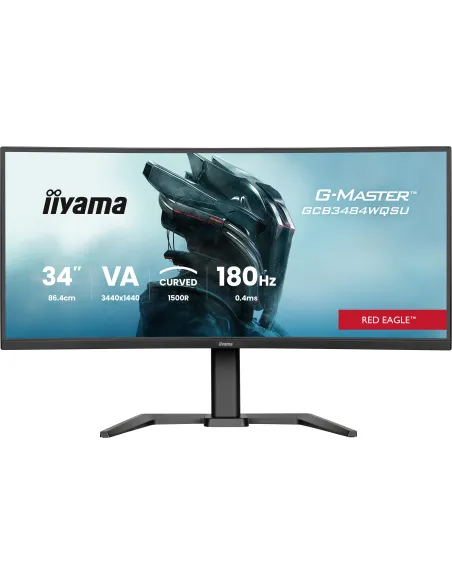 iiyama G-MASTER GCB3484WQSU-B1 pantalla para PC 86,4 cm (34") 3440 x 1440 Pixeles UltraWide Quad HD LED Negro iiyama G-MASTER GCB3484WQSU-B1 pantalla para PC 86,4 cm (34") 3440 x 1440 Pixeles UltraWide Quad HD LED Negro
