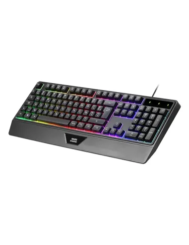 Mars Gaming MCP124PRO, Combo Gaming 4en1, Teclado RGB H-Mech con Reposamuñecas, Ratón RGB 3200DPI y Switches HUANO, Auriculares