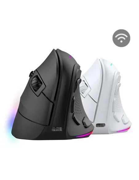 Mars Gaming MM-SK, Ratón Gaming Inalámbrico Vertical, Diseño Ergonómico, Iluminación RGB Chroma, Sensor Óptico Pixart 8400DPI, Mars Gaming MM-SK, Ratón Gaming Inalámbrico Vertical, Diseño Ergonómico, Iluminación RGB Chroma, Sensor Óptico Pixart 8400DPI,