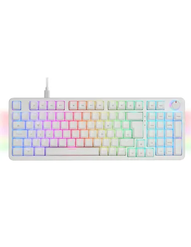 Mars Gaming MKPROWYES teclado Juego USB QWERTY Español Blanco