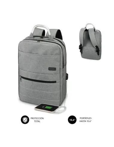 SUBBLIM MOCHILA ELITE AIRPADDING 15.6'' GREY