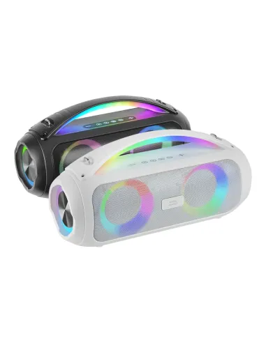 Mars Gaming MS-PULSE, Altavoz Bluetooth Portátil 50W RMS, Iluminación RGB, 2 Drivers Activos 93mm + 2 Drivers Pasivos