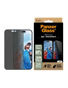 PanzerGlass ® Privacy Screen Protector iPhone 16 | 15 | Ultra-Wide Fit Protector de pantalla Apple 1 pieza(s) 2