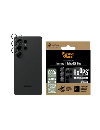 PanzerGlass ® Hoops® Transparent Camera Lens Protector Samsung Galaxy S25 Ultra Protector de pantalla 1 pieza(s)