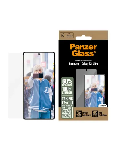 PanzerGlass ® Screen Protector Samsung Galaxy S25 Ultra | Ultra-Wide Fit Protector de pantalla 1 pieza(s)