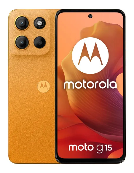 Motorola moto g15 17,1 cm (6.72") SIM doble Android 15 4G USB Tipo C 8 GB 256 GB 5200 mAh Naranja