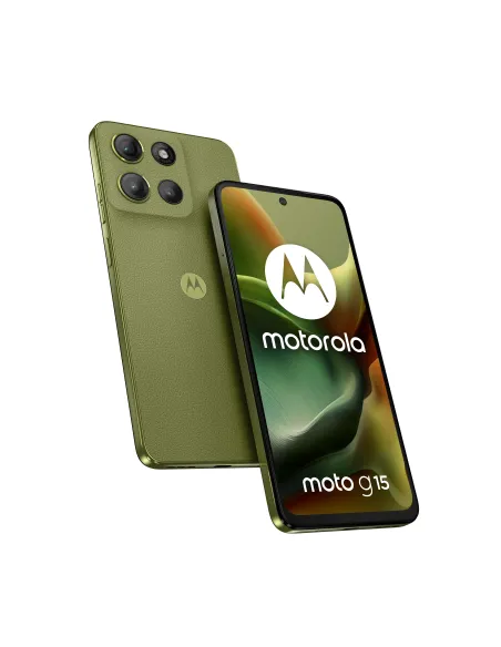 Motorola moto g15 17,1 cm (6.72") SIM doble Android 15 4G USB Tipo C 4 GB 128 GB 5200 mAh Verde