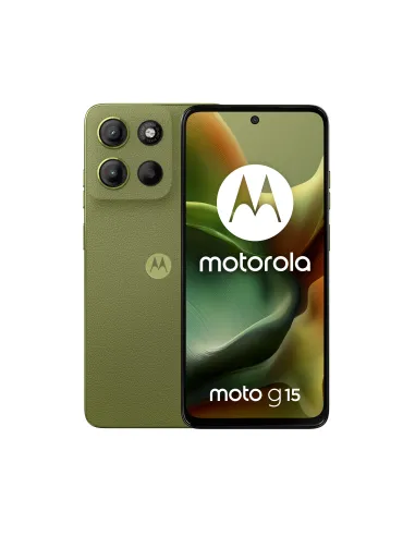 Motorola moto g15 17,1 cm (6.72") SIM doble Android 15 4G USB Tipo C 4 GB 128 GB 5200 mAh Verde