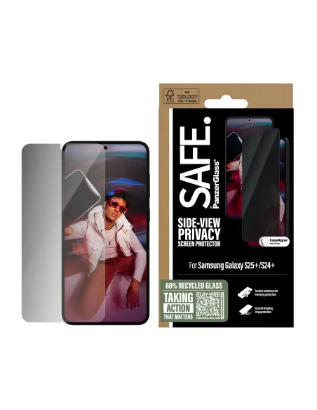 PanzerGlass SAFE. by ® Privacy Screen Protector Samsung Galaxy S25+ | S24+ | Ultra-Wide Fit Protector de pantalla 1 pieza(s)