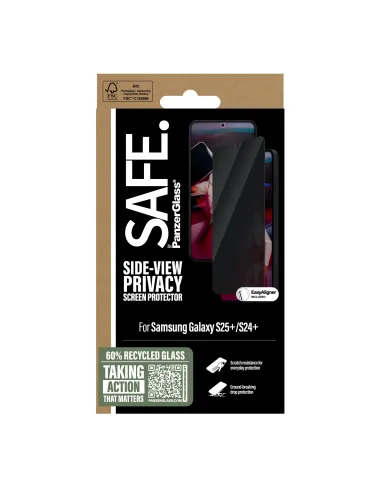 PanzerGlass SAFE. by ® Privacy Screen Protector Samsung Galaxy S25+ | S24+ | Ultra-Wide Fit Protector de pantalla 1 pieza(s)