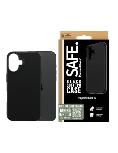 PanzerGlass SAFE. by ® TPU Case Black iPhone 16 funda para teléfono móvil Negro 2
