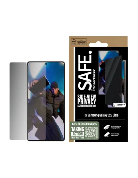 PanzerGlass SAFE. by ® Privacy Screen Protector Samsung Galaxy S25 Ultra | Ultra-Wide Fit Protector de pantalla 1 pieza(s) PanzerGlass SAFE. by ® Privacy Screen Protector Samsung Galaxy S25 Ultra | Ultra-Wide Fit Protector de pantalla 1 pieza(s)