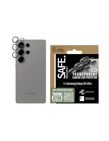 PanzerGlass SAFE. by ® Camera Lens Protector Transparent Samsung Galaxy S25 Ultra Protector de pantalla 1 pieza(s)