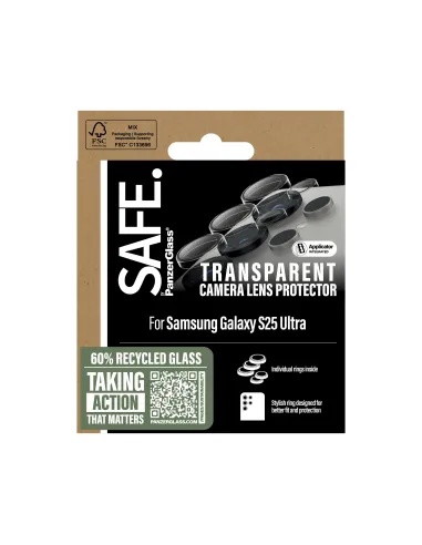 PanzerGlass SAFE. by ® Camera Lens Protector Transparent Samsung Galaxy S25 Ultra Protector de pantalla 1 pieza(s)