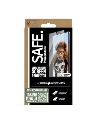 PanzerGlass SAFE. by ® Screen Protector Samsung Galaxy S25 Ultra | Ultra-Wide Fit w. Aligner Protector de pantalla 1 pieza(s)