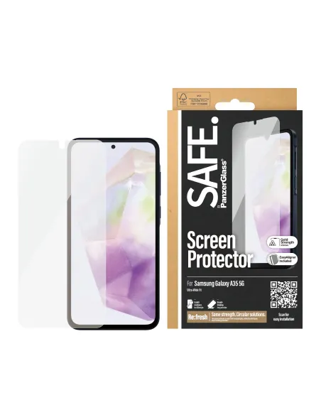 PanzerGlass SAFE. by ® Screen Protector Samsung Galaxy A35 5G | Ultra-Wide Fit w. EasyAligner Protector de pantalla 1 pieza(s)