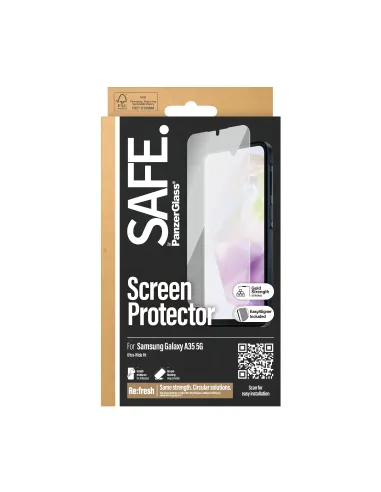 PanzerGlass SAFE. by ® Screen Protector Samsung Galaxy A35 5G | Ultra-Wide Fit w. EasyAligner Protector de pantalla 1 pieza(s)