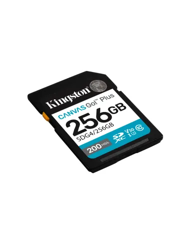 Kingston Technology Canvas Go! Plus 256GB SDXC Canvas Go Plus Gen4 200MB s C10 UHS-I U3 V30