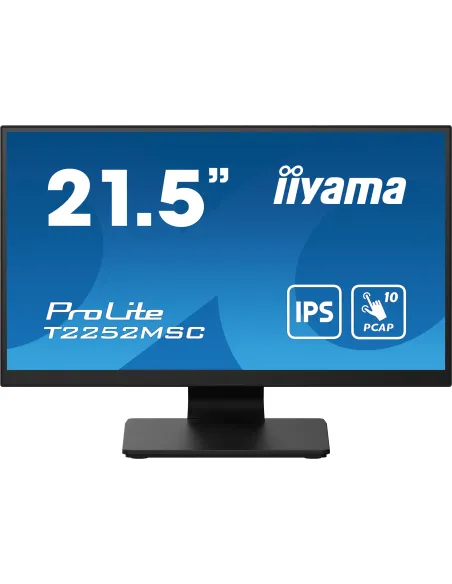 iiyama ProLite T2252MSC-B2AG pantalla para PC 54,6 cm (21.5") 1920 x 1080 Pixeles Full HD LCD Pantalla táctil Negro
