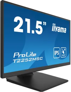 iiyama ProLite T2252MSC-B2AG pantalla para PC 54,6 cm (21.5") 1920 x 1080 Pixeles Full HD LCD Pantalla táctil Negro 2