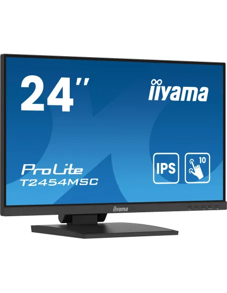 iiyama ProLite T2454MSC-B2AG pantalla para PC 60,5 cm (23.8") 1920 x 1080 Pixeles Full HD LED Pantalla táctil Multi-usuario iiyama ProLite T2454MSC-B2AG pantalla para PC 60,5 cm (23.8") 1920 x 1080 Pixeles Full HD LED Pantalla táctil Multi-usuario