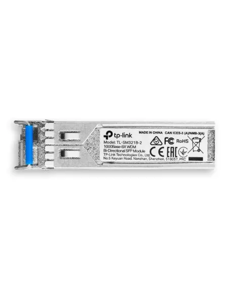 TP-Link TL-SM321B red modulo transceptor Fibra óptica 1250 Mbit s SFP