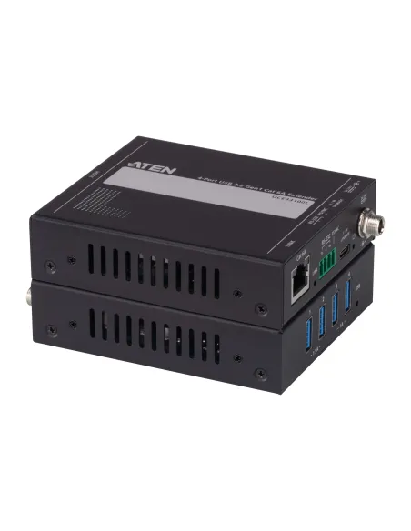 ATEN UCE33100 ampliador de red Transmisor y receptor de red Negro