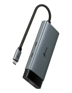 TP-Link UH5020C hub de interfaz USB Tipo C 5000 Mbit s Gris