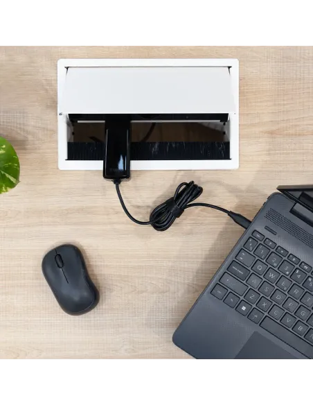 TooQ Cargador de portátil GAN USB-C PD 45W, Negro